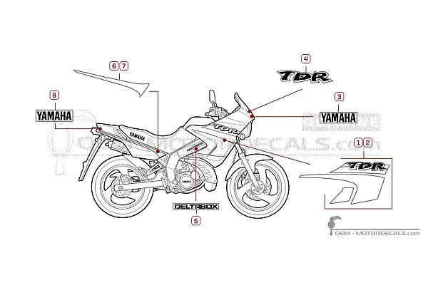 Yamaha TDR125 2000