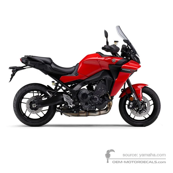 Decals for Yamaha TRACER 9 2023 - Red • Yamaha OEM Decals