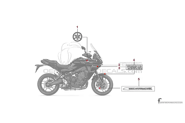 Yamaha TRACER 9 2024 - Zwart