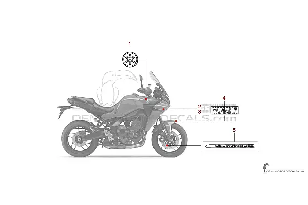 Yamaha TRACER 9 2024 - Rot