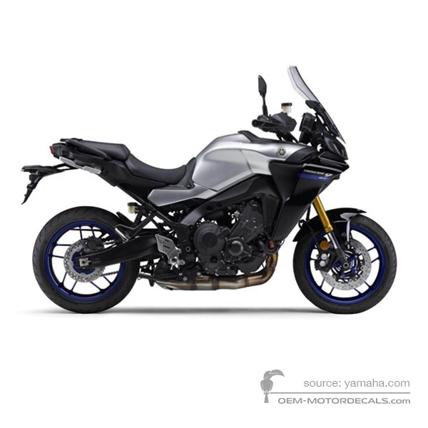 Stickers voor Yamaha TRACER 9 GT 2021 - Wit • Yamaha OEM Stickers