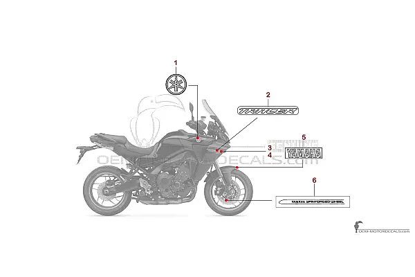 Yamaha TRACER 9 GT 2024 - Negro