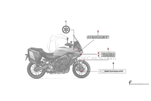 Yamaha TRACER 9 GT 2025 - Szary