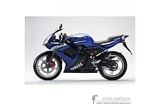 Naklejki do Yamaha TZR50 2003 - Niebieski • Yamaha Naklejki OEM
