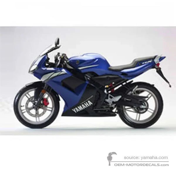 Stickers voor Yamaha TZR50 2003 - Blauw • Yamaha OEM Stickers