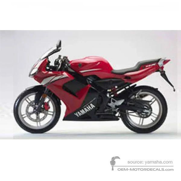 Pegatinas para Yamaha TZR50 2003 - Rojo • Yamaha Pegatinas OEM