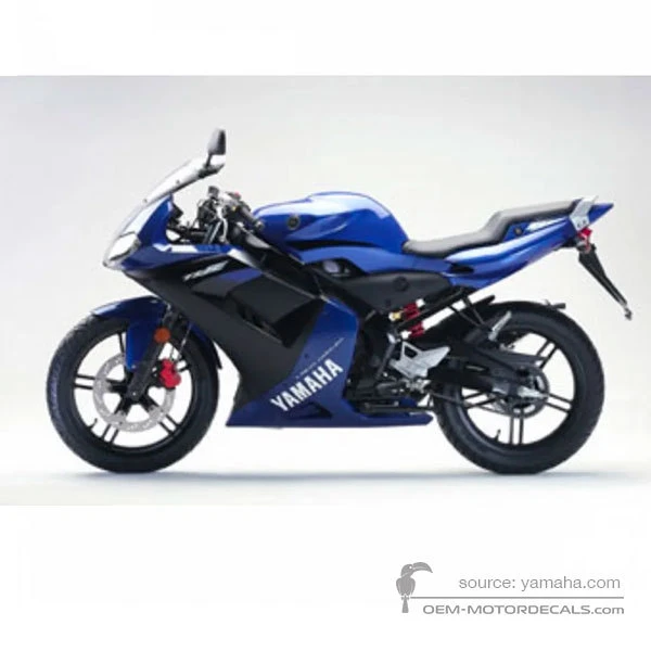 Stickers voor Yamaha TZR50 2004 - Blauw • Yamaha OEM Stickers