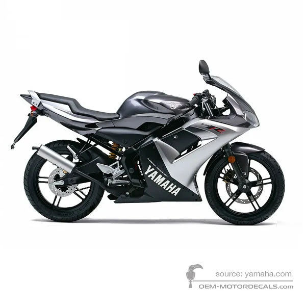 Stickers voor Yamaha TZR50 2005 - Grijs • Yamaha OEM Stickers
