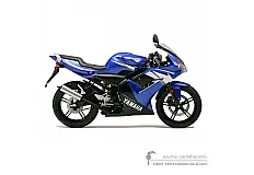 Stickers voor Yamaha TZR50 2005 - Blauw • Yamaha OEM Stickers