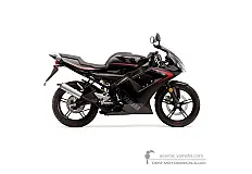 Stickers voor Yamaha TZR50 2007 - Zwart • Yamaha OEM Stickers