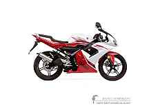 Stickers voor Yamaha TZR50 2007 - Wit • Yamaha OEM Stickers