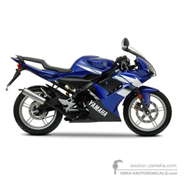 Adesivi per Yamaha TZR50 2009 - Blu • Yamaha Adesivi OEM