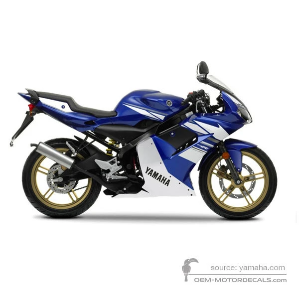 Pegatinas para Yamaha TZR50 2010 - Azul • Yamaha Pegatinas OEM