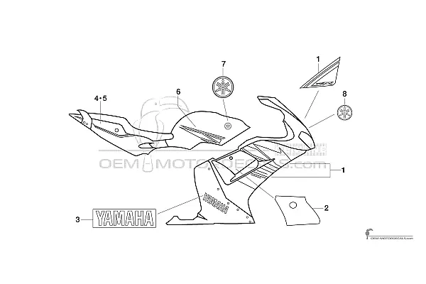 Yamaha TZR50 2010 - Azul