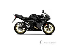 Stickers voor Yamaha TZR50 2011 - Zwart • Yamaha OEM Stickers