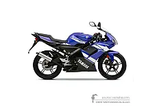 Stickers voor Yamaha TZR50 2011 - Blauw • Yamaha OEM Stickers