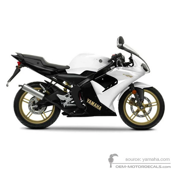 Pegatinas para Yamaha TZR50 2012 - Blanco • Yamaha Pegatinas OEM