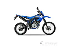 Adesivi per Yamaha WR125R 2009 - Blu • Yamaha Adesivi OEM