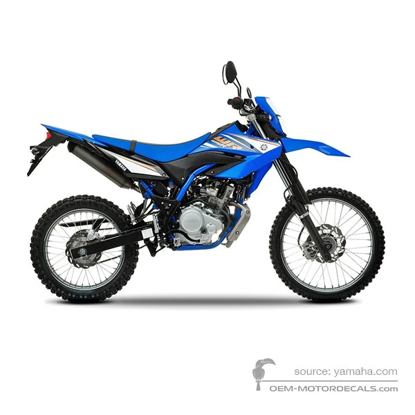 Aufkleber für Yamaha WR125R 2009 - Blau • Yamaha OEM-Aufkleber