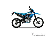 Pegatinas para Yamaha WR125R 2010 - Azul • Yamaha Pegatinas OEM