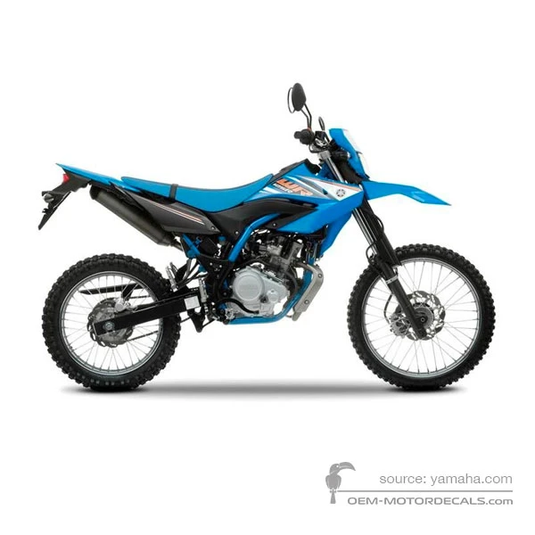 Pegatinas para Yamaha WR125R 2010 - Azul • Yamaha Pegatinas OEM