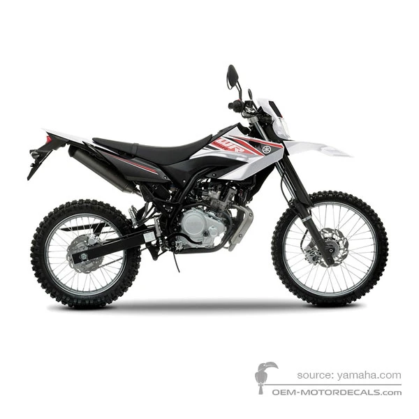 Decals for Yamaha WR125R 2010 - White • Yamaha OEM Decals