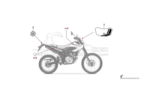 Yamaha WR125R 2011 - Blanc