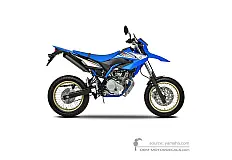Stickers voor Yamaha WR125X 2009 - Blauw • Yamaha OEM Stickers