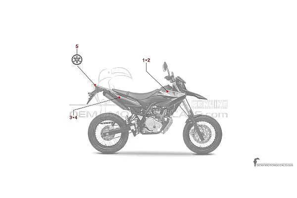 Yamaha WR125X 2010 - Negro