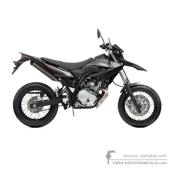 Pegatinas para Yamaha WR125X 2011 - Negro • Yamaha Pegatinas OEM