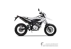 Aufkleber für Yamaha WR125X 2011 - Weiss • Yamaha OEM-Aufkleber