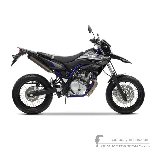 Naklejki do Yamaha WR125X 2013 - Czarny • Yamaha Naklejki OEM