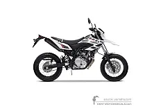 Adesivi per Yamaha WR125X 2013 - Bianco • Yamaha Adesivi OEM