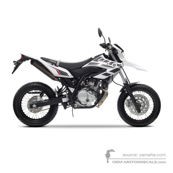 Stickers voor Yamaha WR125X 2013 - Wit • Yamaha OEM Stickers
