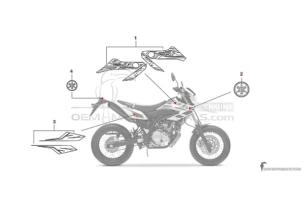 Yamaha WR125X 2013 - Bianco