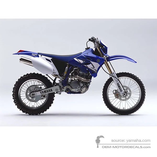 Pegatinas para Yamaha WR250F 2004 - Azul • Yamaha Pegatinas OEM