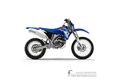 Naklejki do Yamaha WR250F 2007 - Niebieski • Yamaha Naklejki OEM