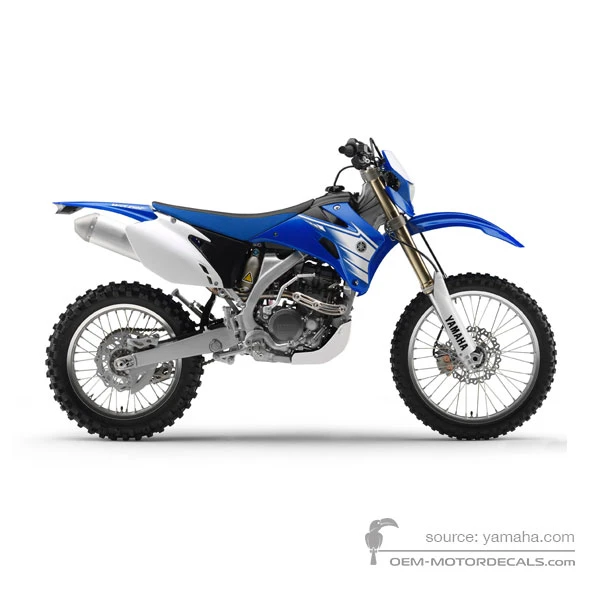 Aufkleber für Yamaha WR250F 2007 - Blau • Yamaha OEM-Aufkleber