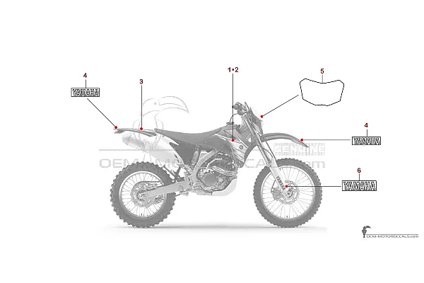Yamaha WR250F 2007 - Niebieski