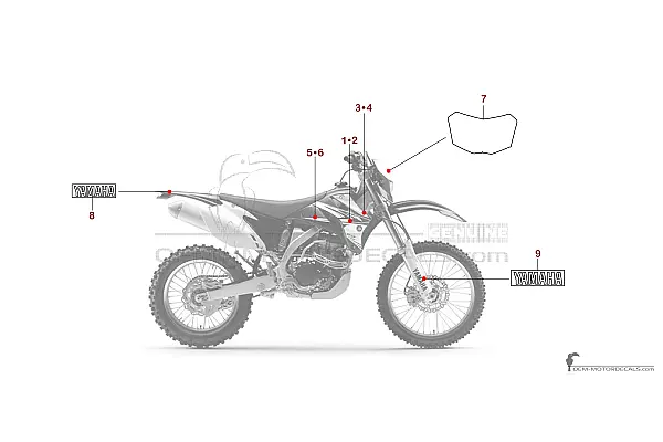 Yamaha WR250F 2011 - Azul