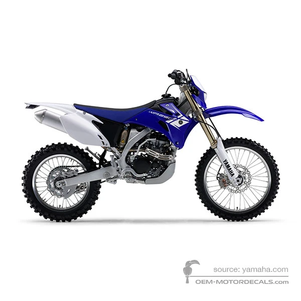 Stickers voor Yamaha WR250F 2013 - Blauw • Yamaha OEM Stickers