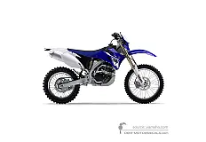 Stickers voor Yamaha WR250F 2014 - Blauw • Yamaha OEM Stickers