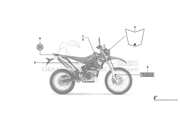 Yamaha WR250R 2008 - Blau