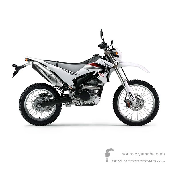 Stickers voor Yamaha WR250R 2009 - Wit • Yamaha OEM Stickers