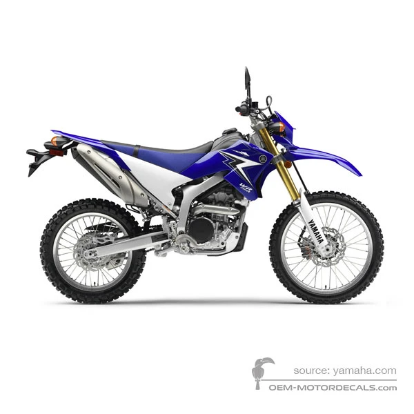 Pegatinas para Yamaha WR250R 2010 - Azul • Yamaha Pegatinas OEM