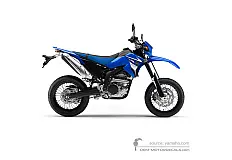 Aufkleber für Yamaha WR250X 2008 - Blau • Yamaha OEM-Aufkleber