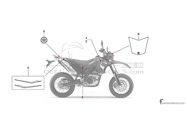 Yamaha WR250X 2008 - Blau