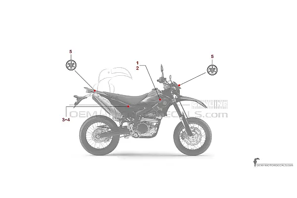 Yamaha WR250X 2010 - Schwarz