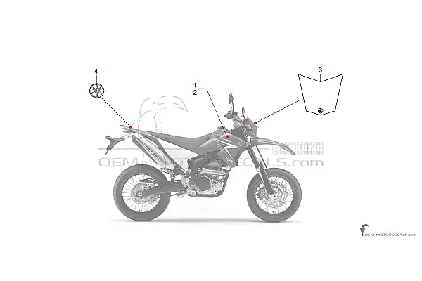 Yamaha WR250X 2010 - Blu