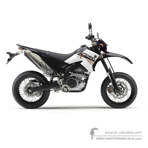 Decals for Yamaha WR250X 2014 - White • Yamaha OEM Decals